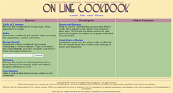 Desktop Screenshot of online-cookbook.com
